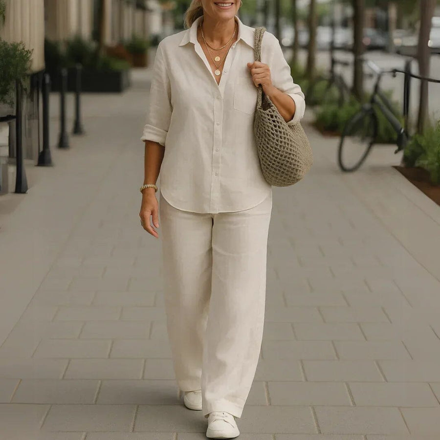 Clemence Two-Piece Set Clemence Two-Piece Set Louise Perrin White 8 