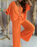 Clarisse Two-Piece Set Clarisse Two-Piece Set Louise Perrin Orange 8 