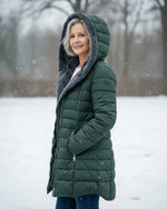 Marianne Quilted Coat - Wool-Effect Marianne Quilted Coat - Wool-Effect Louise Perrin 