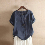 Nadine Asymmetrical Blouse Nadine Asymmetrical Blouse Louise Perrin Navy 8 