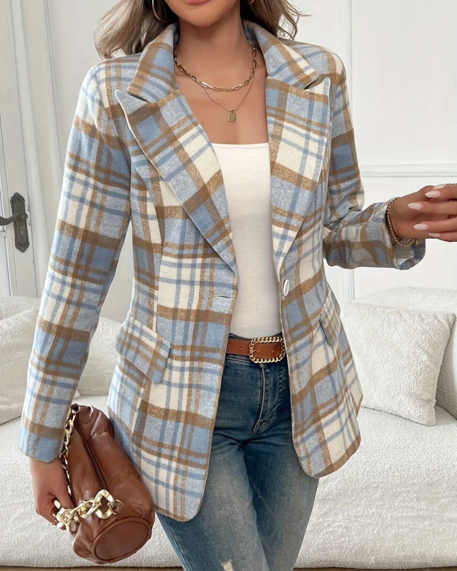 Adéliane Checked Blazer Adéliane Checked Blazer Louise Perrin 8 