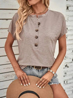 Alix Button Blouse Alix Button Blouse Louise Perrin Beige 8 