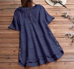 Maia Textured Button Blouse Maia Textured Button Blouse Louise Perrin 